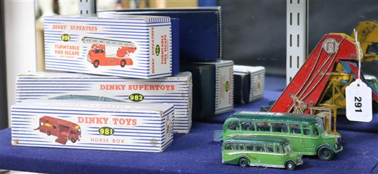 A quantity of Dinky toys